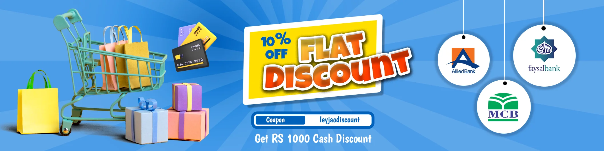 Flat 10 percent discount