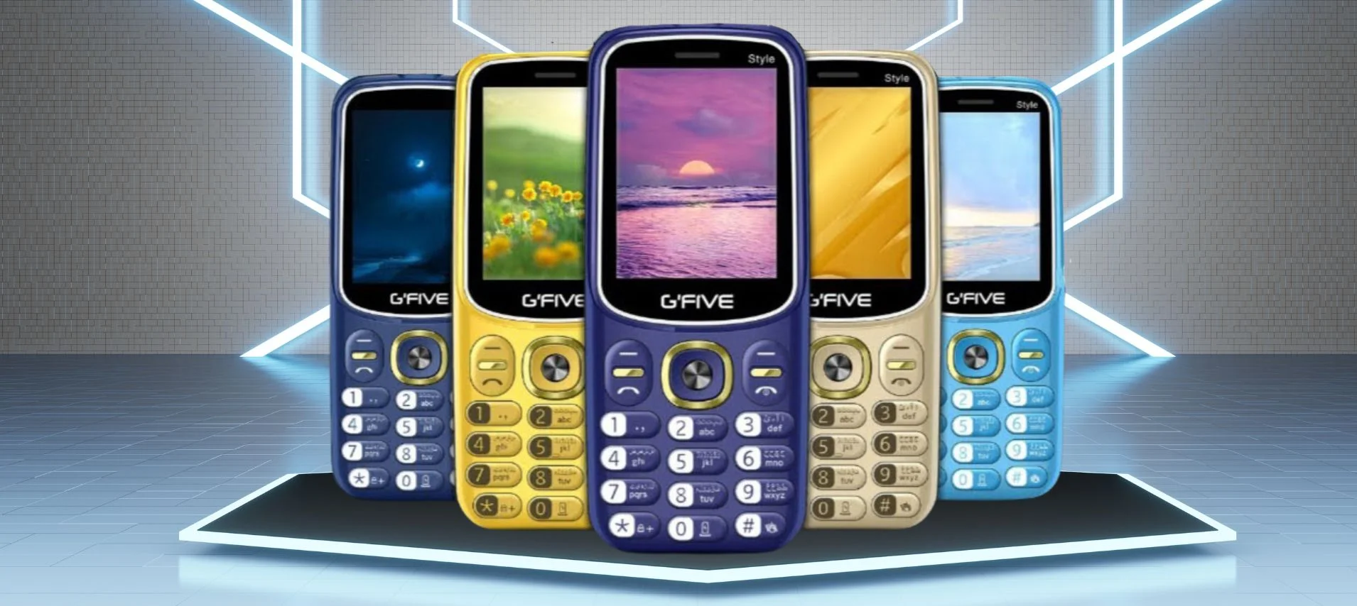 gfive keypad mobile phones