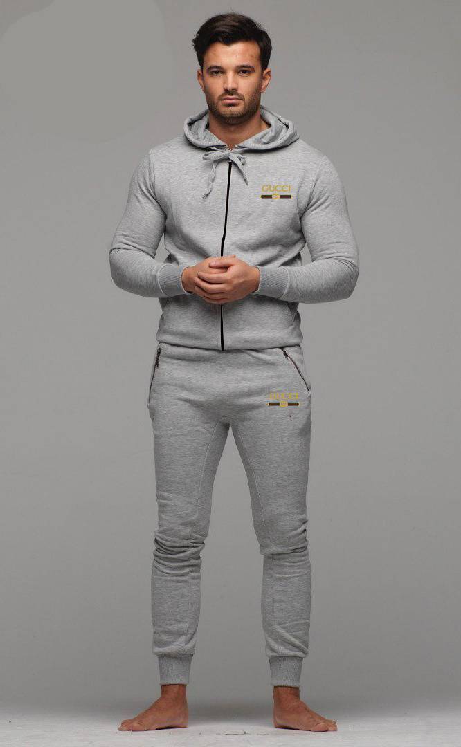 Gucci tracksuit best sale mens grey