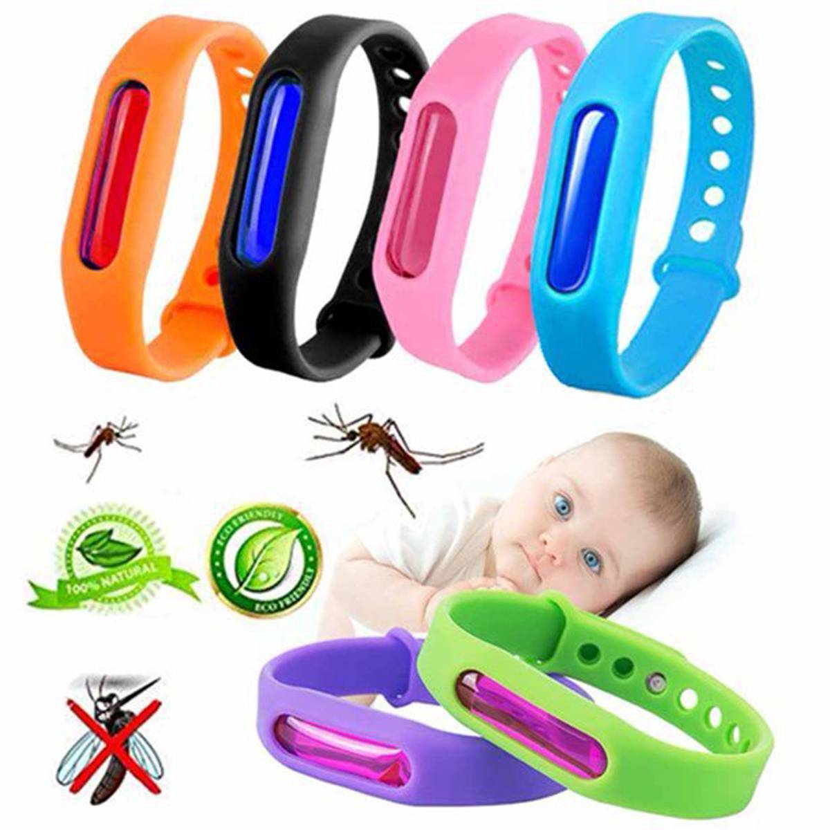 Custom Mosquito Repellent Silicone Wristbands | Wristband Creation