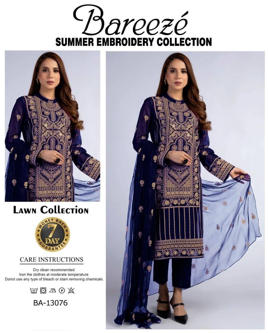 Bareeze Embroidery Collection Lawn Unstitched 3 PSC Suit For Women ...