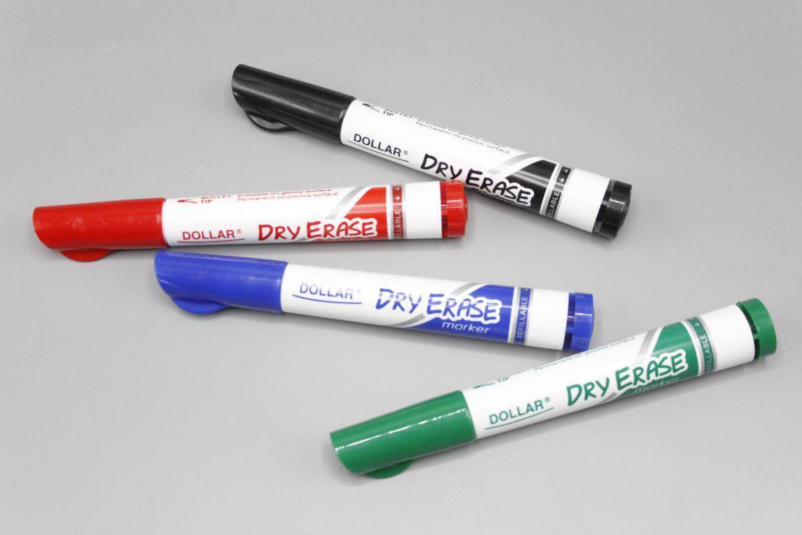 10pcs/set Whiteboard Markers Erasable Dry Erase Pens: 5pcs Black, 3pcs Red,  2pcs Blue + Black Marker Pen Set Big Tip Drawing Writing Highlighter  Erasable Marker Pens