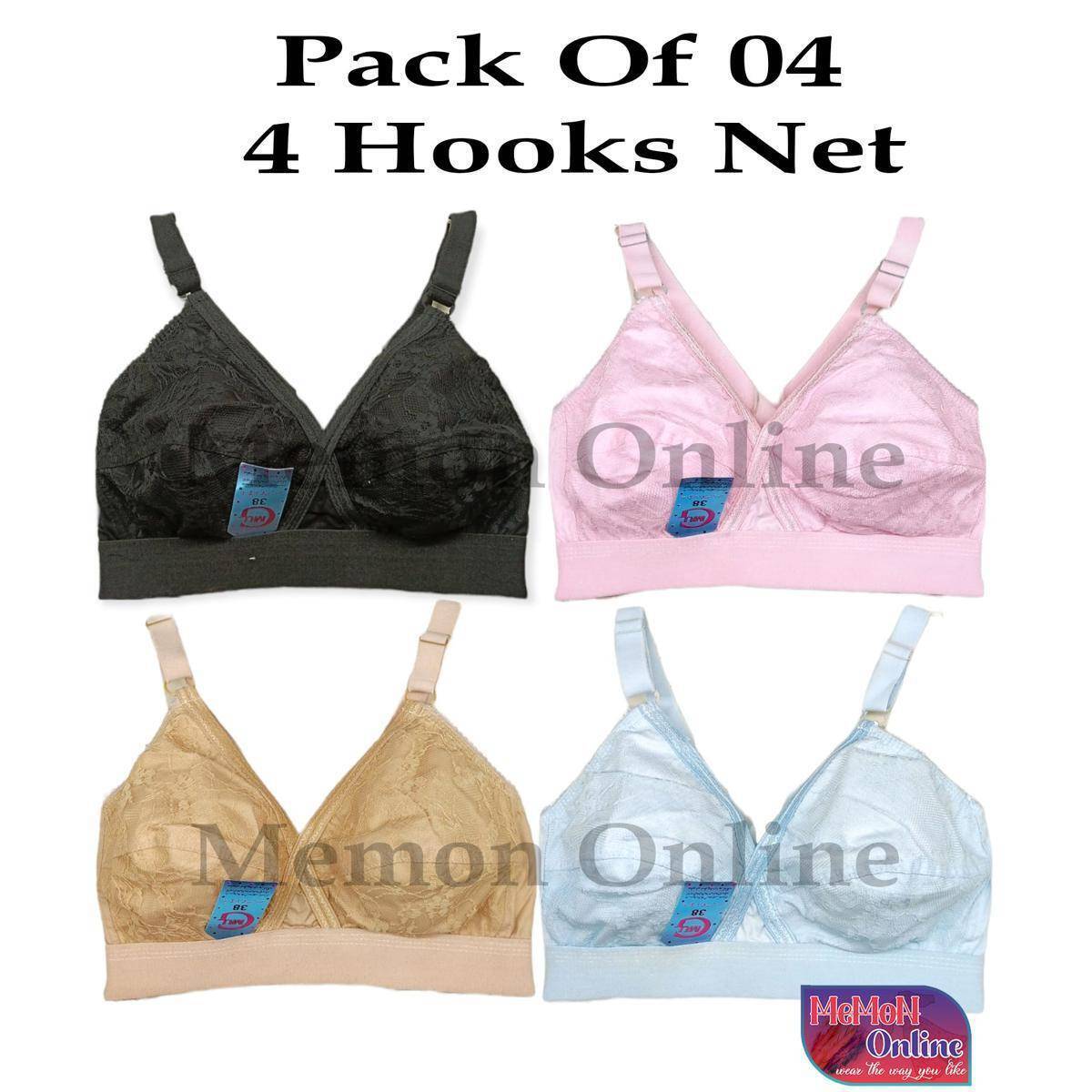 Pack of 3 Cotton bra for girls women cotton Blouse Brazier multi