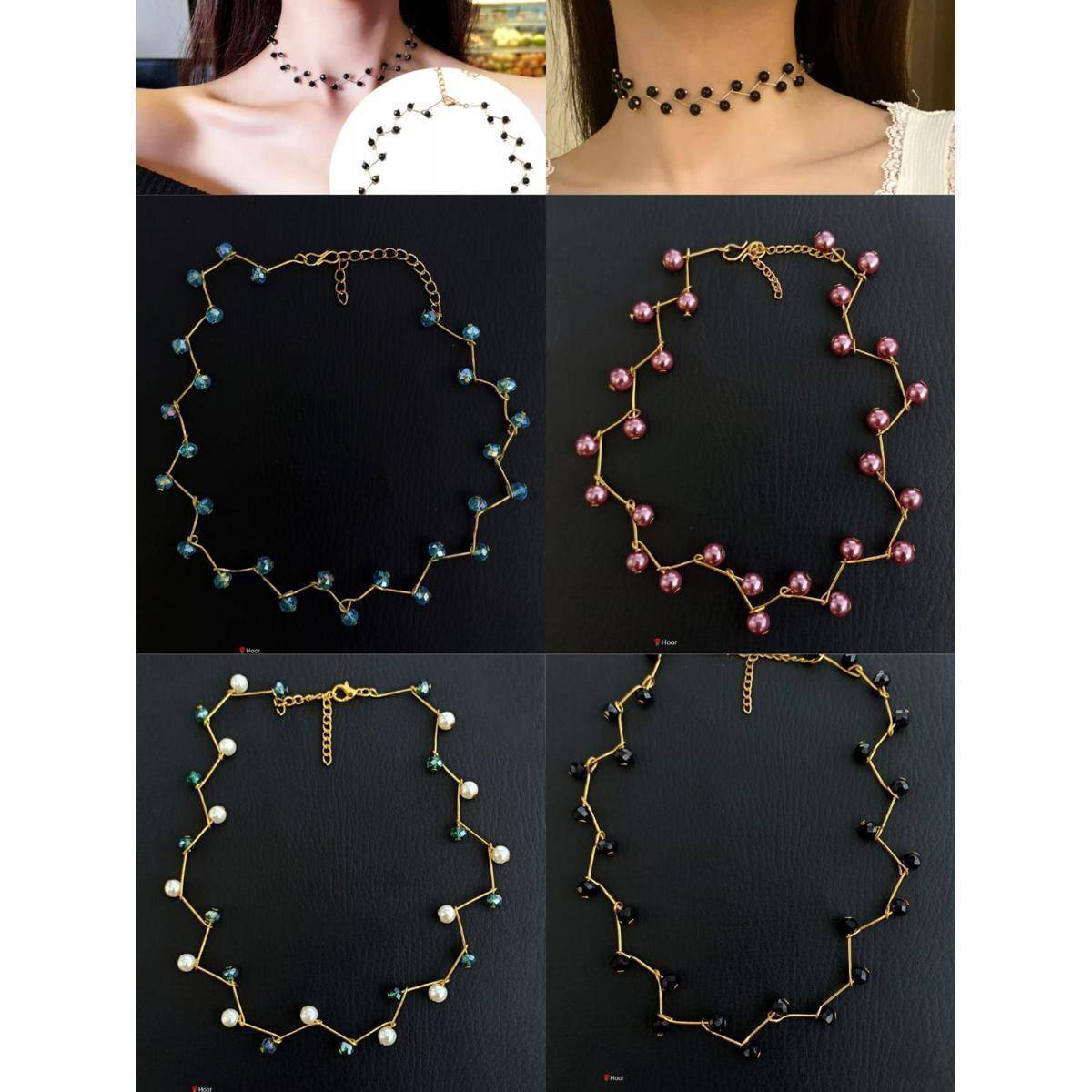 Layered Chain with Colorful Crystal Choker Necklace for Women Trendy  Wedding Jewelry on the Neck 2023 Fashion Accessories Female - AliExpress