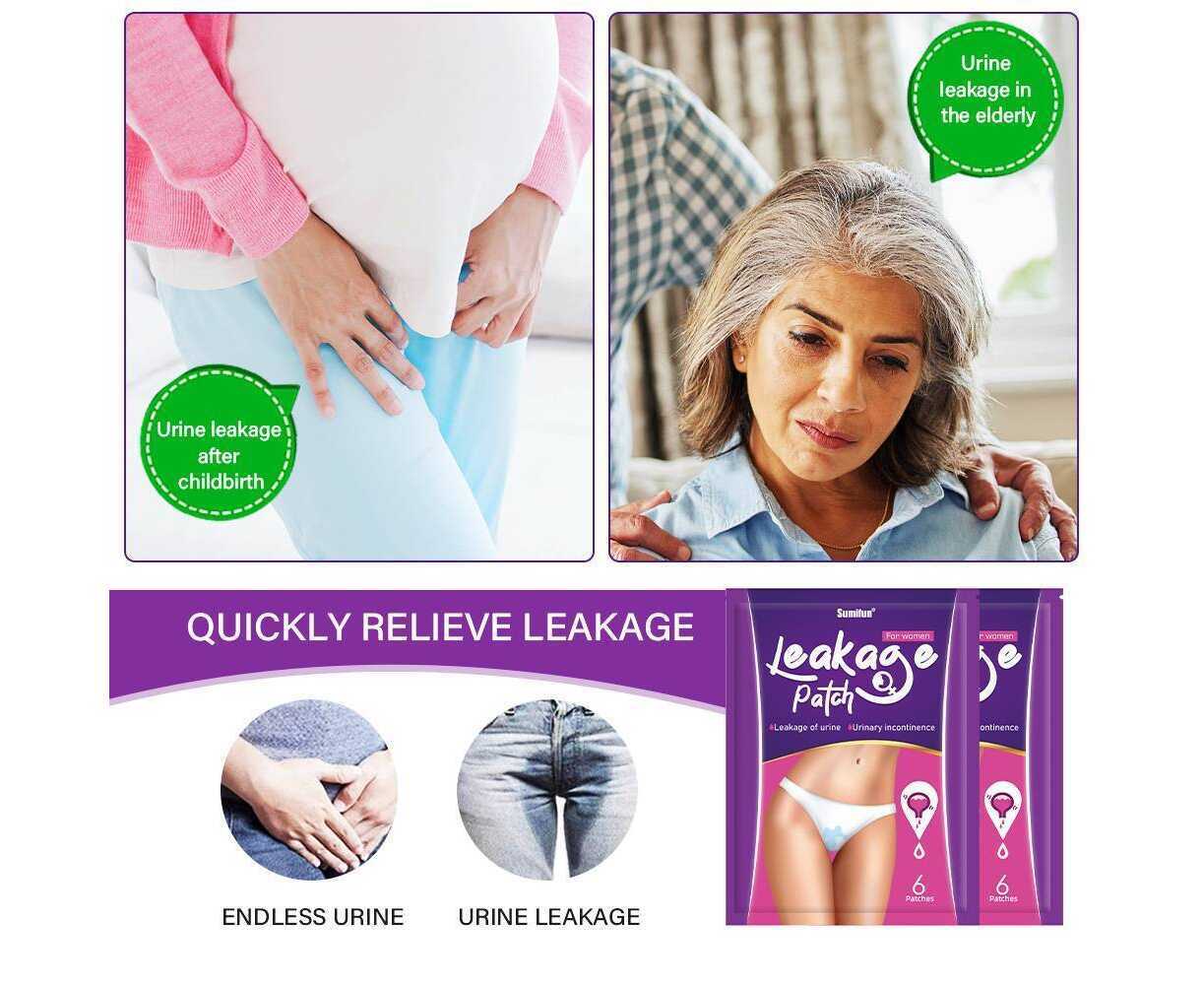 Sumifun 6pcs Leakage Urine Patch For Women 