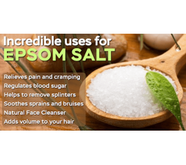 1KG Epsom Salt Natural Mineral Fertilizer/Beauty Health
