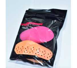 Face Sponge Cleaning Puff Cleansing Facial Flutter Wash Face Pad, Beauty Blender Dropped Puffs Sponge, Soft Beauty Blender For Makeup Blending (Pack of 2)