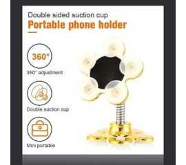 Magic Mobile Holder 360 Degree Rotatable Double Sided Suctions Cups