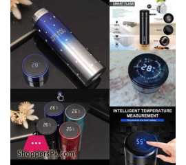 Hot and Cold water bottle with LED Temperature Display