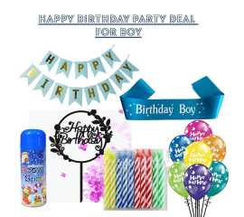 Happy Birthday Party Accessories for Boys or Girls