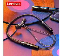 Lenovo HE05 Bluetooth Neckband  - Black