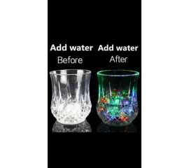 Led Glass Inductive Rainbow Color Changing Flashing Light Cup