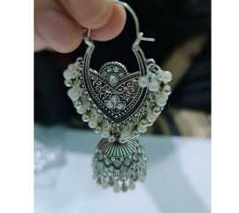 1 Pair Indian Gold Jhumka Earrings For Girls And Women Pearl  Jhumki