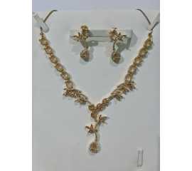 Indian Design Jewelry Necklace And Earrings With Complete Set Bridal