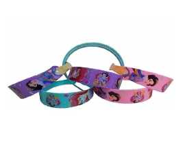 Pack of 2 - Cartoon Character Doll Theme Plastic Hairband / Hair bands for Girls & Women Multicolor