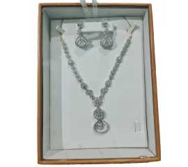 Indian Design Jewelry Necklace And Earrings With Complete Set Bridals