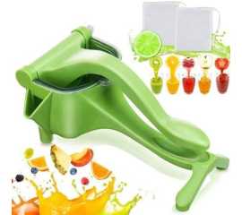 Fruit Press Manual Juicer Green - 1 Piece