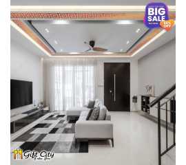 Rose Gold Mirror Tile Sticker Acrylic Border Art 80 Pcs 60*60mm