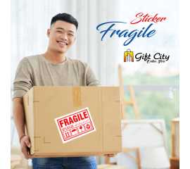 Handle With Care Fragile Stickers for Sensitive Products 10 / 25 / 50 / 100 / 200 - GIFT City - Pack 50