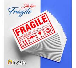 Handle With Care Fragile Stickers for Sensitive Products 10 / 25 / 50 / 100 / 200 - GIFT City - Pack 200