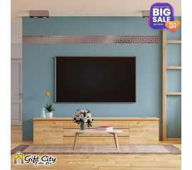 Rose Gold Mirror Tile Sticker Acrylic Border  Art 40 Pcs 60*60mm