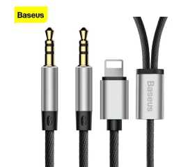 Baseus Data Cable & Audio Aux Adapter For iPhone & Other Devices
