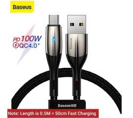 Baseus USB Type-C Horizontal Charging Data Cable 100W - 50cm