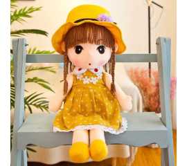 45cm Kids Princess Stuffed and Plush Doll Toys Girls Lovely Baby Plush Doll Birthday Gifts for Girls