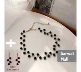 New Arrival Hot Fashion Pearl Choker Necklace With Ear Rings