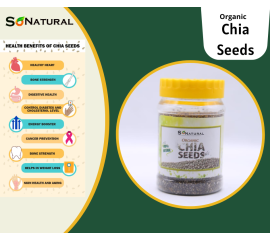 SoNatural -Organic-Chia Seeds | 100% Pure & Organic | Weight Lose - 100gm
