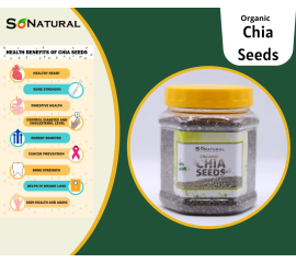 SoNatural - Organic-Chia Seeds | 100% Pure & Organic | Weight Lose - 200G