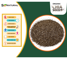 SoNatural -Organic-Chia Seeds | 100% Pure & Organic | Weight Lose - 500G