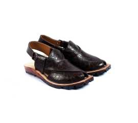 Amani Narozi Peshawari Chappal For Men - Brown