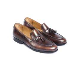 Amani Ozark Tassel Loafer Leather Shoes For Men