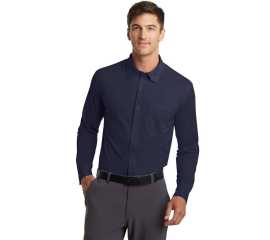 ICare Cotton Dress Shirt for Men - Navy Blue