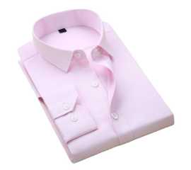 ICare Cotton Dress Shirt for Men - Light Pink