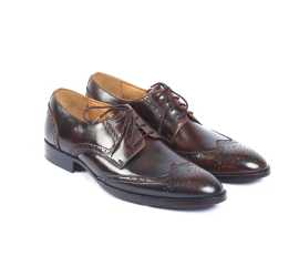 Amani William Derby Leather Shoes For Men - Brown