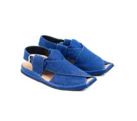 Amani Zalmi Peshawari Chappal For Men - Blue