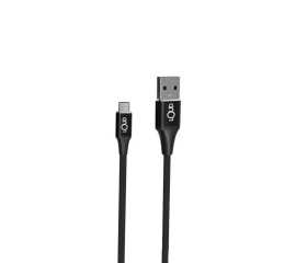 LOUD C240 Nylon Braided Fast Charging Cable for Android (Type-C) - Black