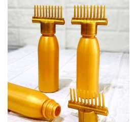 Pack of 2 Hair Oil Bottle With Comb for Oiling, Coloring and Massage - 130Ml