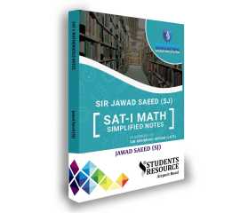 Sat-I Mathematics Notes New Sat By Sir Jawad Saeed