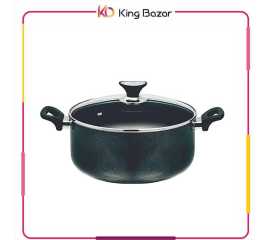 Sonex Classic Casserole Cookware Glass Lid Non Stick Coating - Black