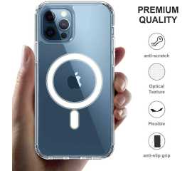 Pace Accessories - iPhone 12 Pro Max Magnetic Clear Mobile Pouch