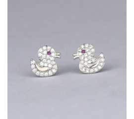 Cute Duck Face Stud Earrings For Girls Stylish Women Ladies Gift