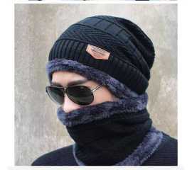 Winter Beanie Fleece Cap And Neck For Men & Women