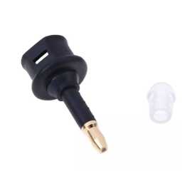 Toslink Plug To 3.5mm Digital Optical Cable Adapter - 1 Piece