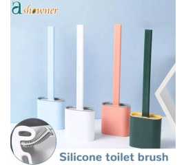 Multi Functional Silicone Toilet Brush & Holder