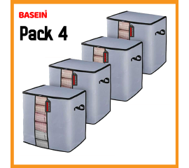 Pack 4 Large Clothes Storage Bags