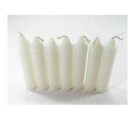 White Candles- 6 Inch