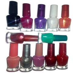 Peel Off Multicolor Nail Polish - Pack Of 24